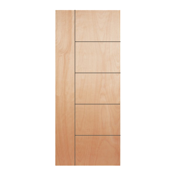 Plywood door